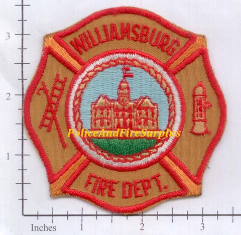 Virginia - Williamsburg Fire Dept Patch