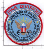 Virginia - Yorktown Naval Weapons Station Fire Division Patch