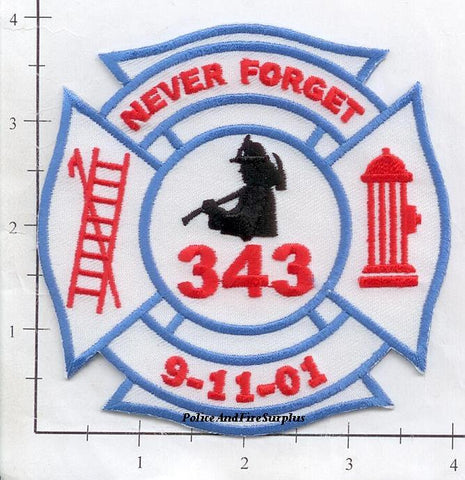WTC - 911 We Will Never Forget Fire Dept Patch v6