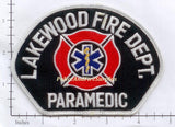 Washington - Lakewood Fire Dept Paramedic Patch