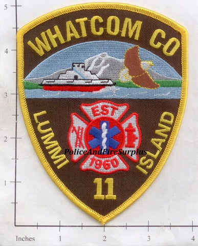 Washington - Lummi Island Whatcom County Fire Dept Patch