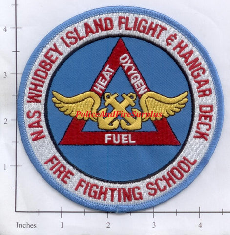 Washington - Whidbey Island NAS Flight & Hangar Deck Firefighting School Patch v2