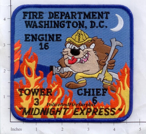 Washington DC - Engine 16 Truck 3 Chief 6 Fire Dept Patch
