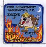 Washington DC - Engine 16 Truck 3 Chief 6 Fire Dept Patch V2
