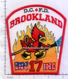 Washington DC - Engine 17 Fire Dept Patch