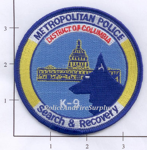 Washington DC - Washington DC K-9 Search & Recovery Police Dept Patch