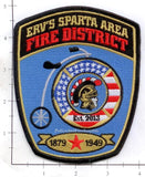 Wisconsin - ERV's Sparta Area Fire District Patch
