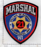 Wisconsin - Kendall Marshal Police Dept Patch