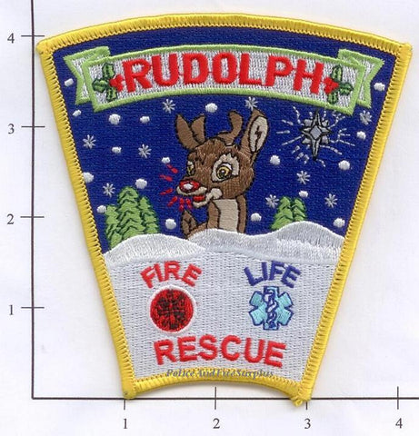 Wisconsin - Rudolph Fire Life Rescue, Fire Dept Patch