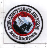 Wyoming - Jackson Hole / Teton County Search and Rescue Fire Dept Patch
