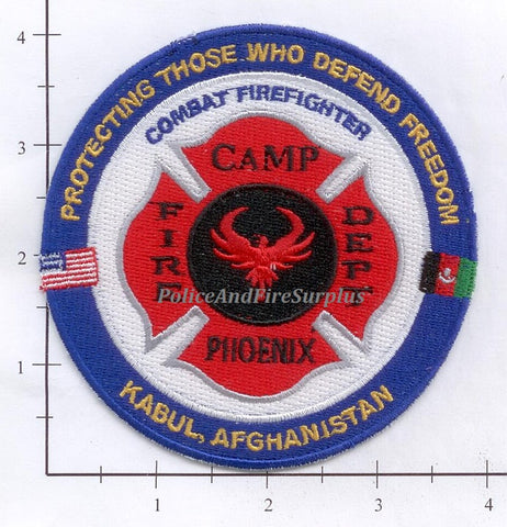 Afghanistan - Kabul Camp Phoenix Fire Dept Patch