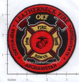 Afghanistan - Leatherneck Fire Dept Patch