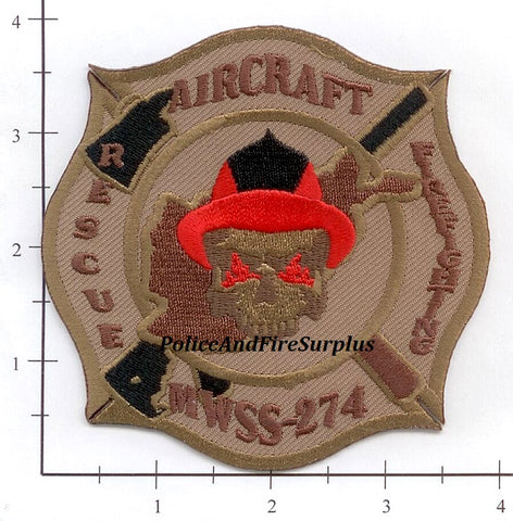 Afghanistan - Marine Wing Support Squadron 274 Aircraft Rescue Firefighting Patch