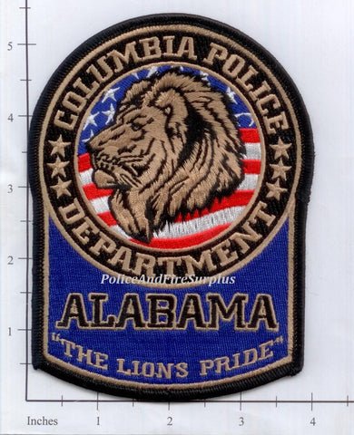 Alabama - Columbia Police Dept Patch