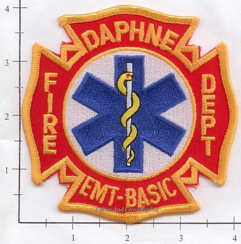 Alabama - Daphne EMT Basic Fire Dept Patch v1