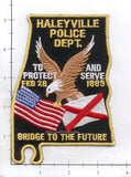Alabama - Haleyville Police Dept Patch