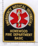 Alabama - Homewood Emergency Medical Technician Basic Fire Dept Patch
