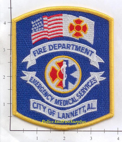 Alabama - Lannett Fire Dept Patch