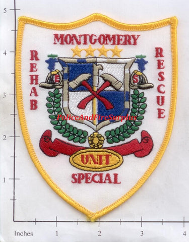 Alabama Unit Patch Alabama - Montgomery Rehab Rescue Special Unit Patch – Police And Fire ...