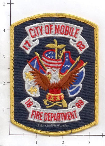 Alabama - Mobile Fire Dept Patch Used