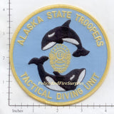 Alaska - Alaska State Trooper Police Patch Tactical Diving Unit
