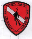 Alaska - Barrow Dive Rescue Team Fire Dept Patch