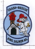 Alaska - King Salmon USAF Airport Crash Rescue Fire Dept Patch