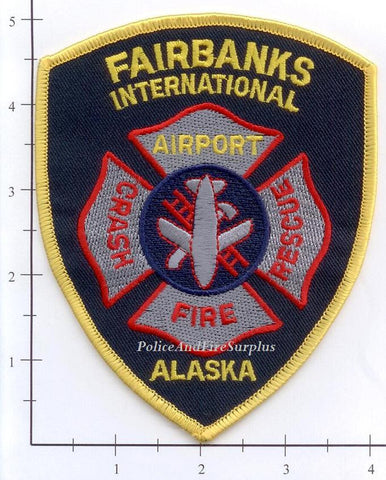 Alaska - Fairbanks International Airport Crash Fire Rescue Fire Dept Patch