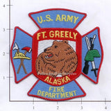 Alaska - Fort Greely Fire Dept Patch US Army