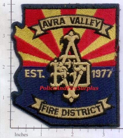 Arizona - Avra Valley Fire District Patch Used