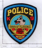 Arizona - Florence K-9 Police Dept Patch