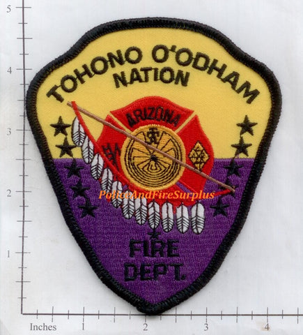 Arizona - Tohono O'Odham Nation Fire Dept Fire Dept Patch v2