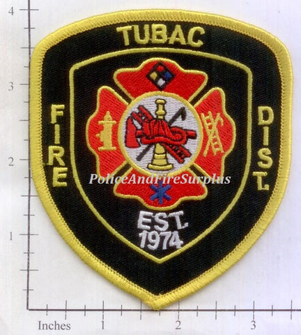 Arizona - Tubac Fire Dept Patch