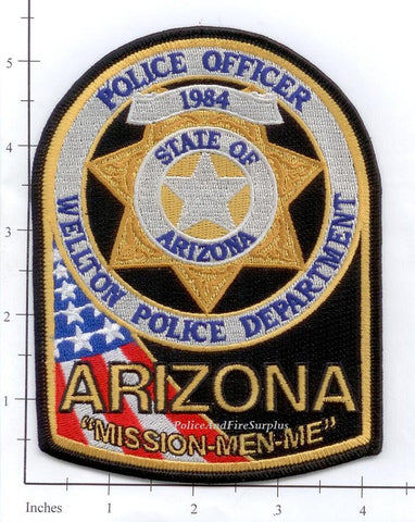 Arizona - Wellton Police Dept Patch