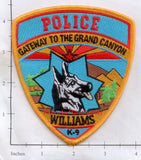 Arizona - Williams K-9 Police Dept Patch