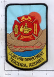 Azores - Terceira Lajes Fire Dept Patch