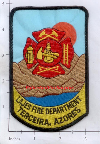 Azores - Terceira Lajes Fire Dept Patch