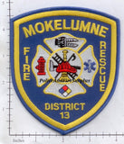 California - Mokelumne Fire Rescue District 13 Lockeford Patch