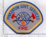 California - Pinkerton Government Services Fire Patch