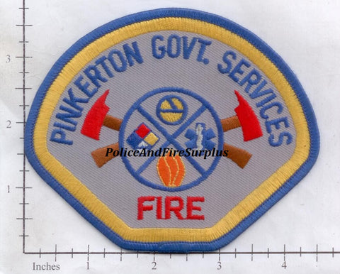 California - Pinkerton Government Services Fire Patch