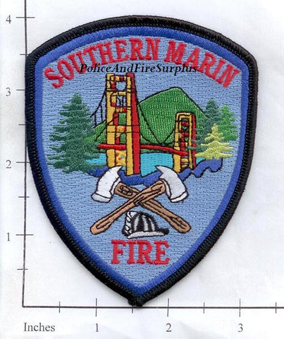 California - Southern Marin Fire Dept Patch