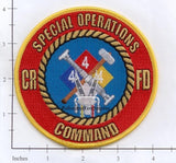 Colorado - Castle Rock Special Operations Command Fire Dept Patch