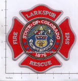 Colorado - Larkspur Fire Dept Patch v1