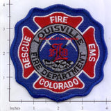 Colorado - Louisville Fire Dept Patch