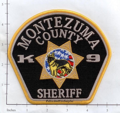 Colorado - Montezuma County Police K-9 Patch
