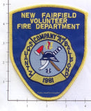 Connecticut - New Fairfield Volunteer Fire Dept Patch