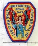 New York New Jersey - Bravest of the Brave Fire Dept Patch v4 Angel