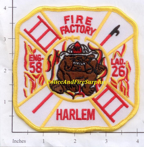 New York City Engine  58 Ladder 26 Fire Patch v27
