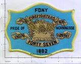 New York City Engine  47 Fire Dept Patch v8