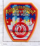 New York City Fire Dept Shoulder Patch Autism Awareness